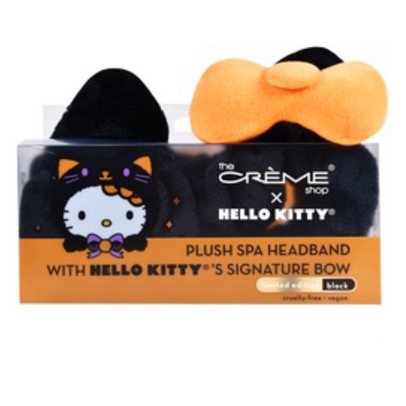 Hello Kitty Accessories - New Hello kitty Halloween Crème X Spooky  Plush Spa Headband Limited Edition